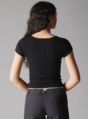XAE Ribbed Crop Top