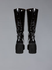 Knee High Leather Platform Boot UNIF