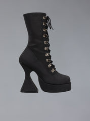 Victorian Lace Up Platform Heel UNIF