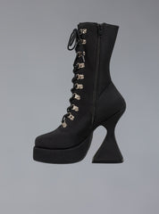 Victorian Lace Up Platform Heel UNIF