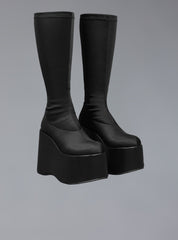 Platform Sock Boots With Super Stacked Sole UNIF