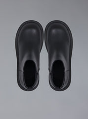 Zip-Up Leather Ankle Boot UNIF