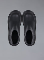 Zip-Up Leather Ankle Boot UNIF