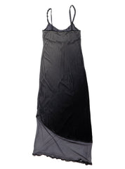 Vintage Betsy Johnson Velvet Gray Long Dress