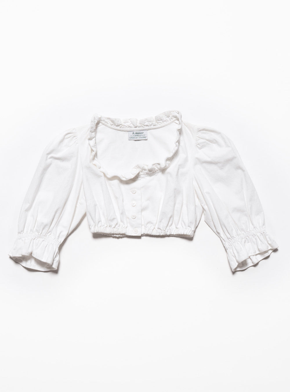 Vintage White H Moser Dirndl Top