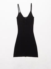 Vintage Guess Collection Black Knit Mini Dress