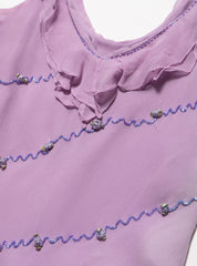 Vintage ECI Whimisical Lavender Tank