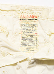 Vintage DA-NANG Yellow Eyelet Skirt