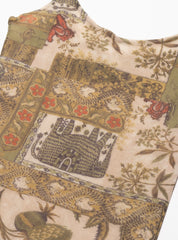 Vintage Weston Wear Mesh Print Spaghetti Tank