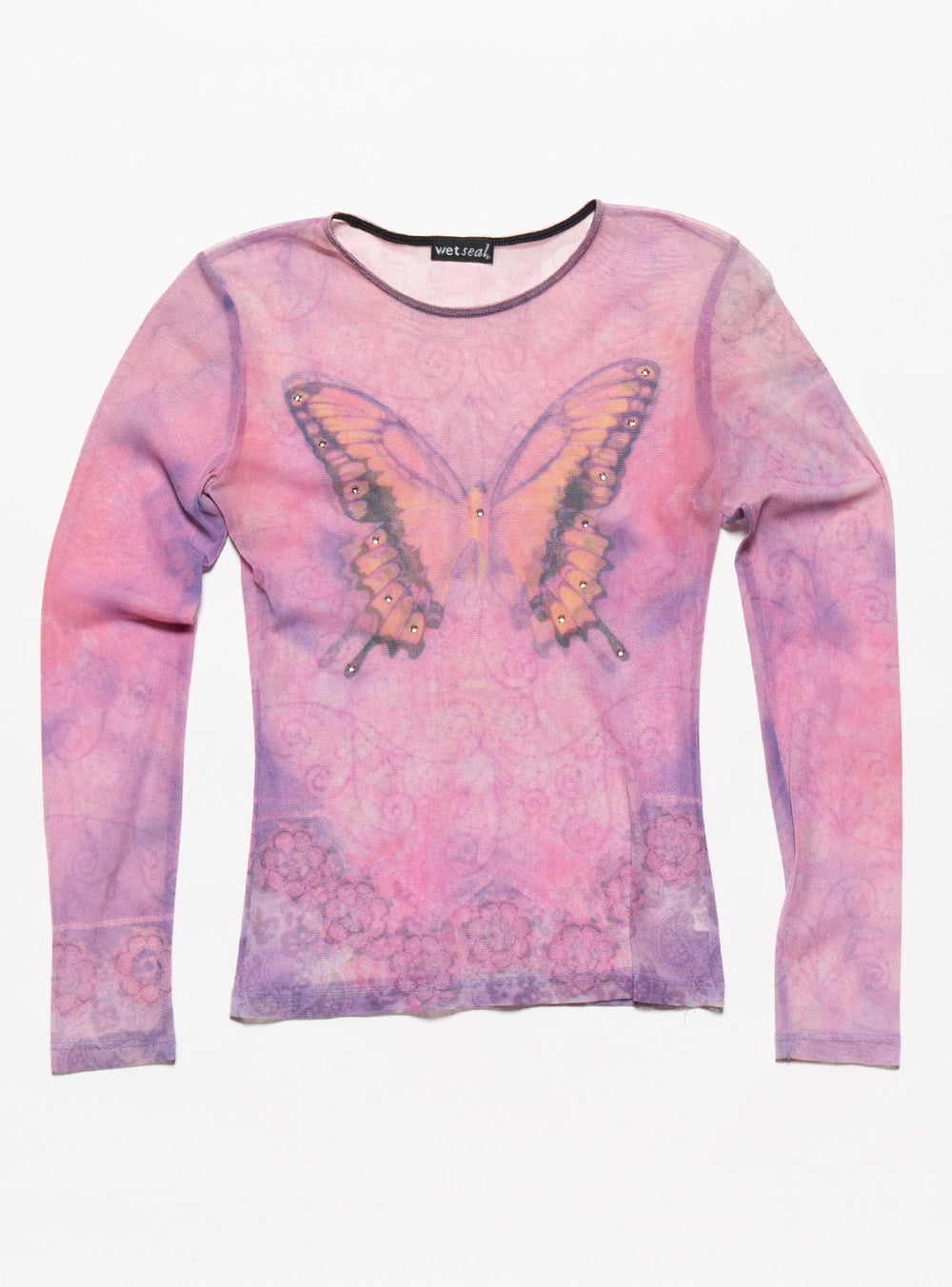 Vintage Wet Seal Butterfly Top