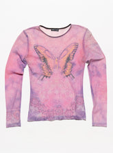 Vintage Wet Seal Butterfly Top