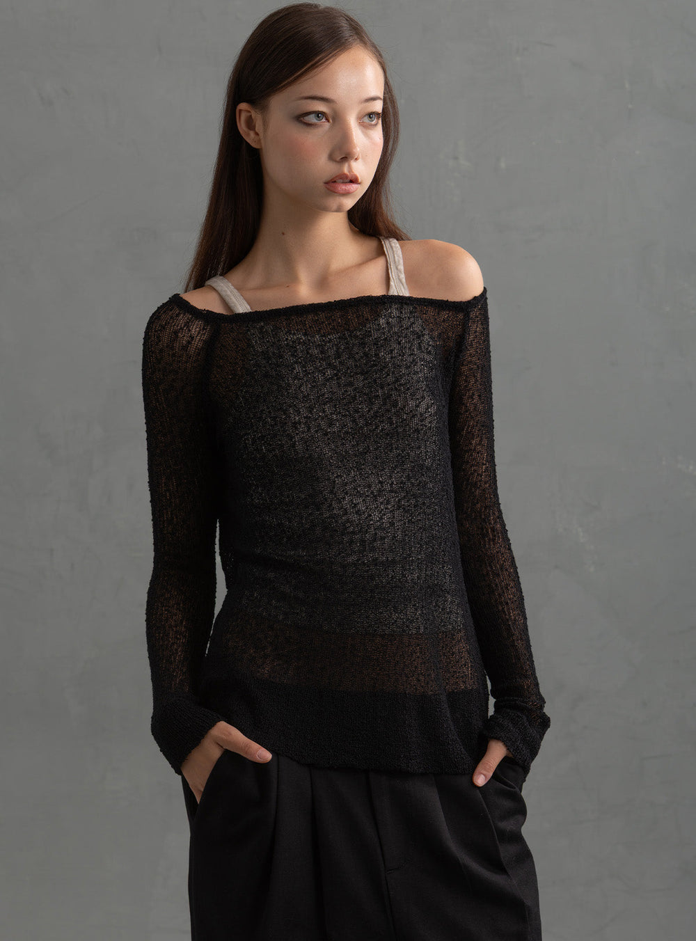 Ame Top Black