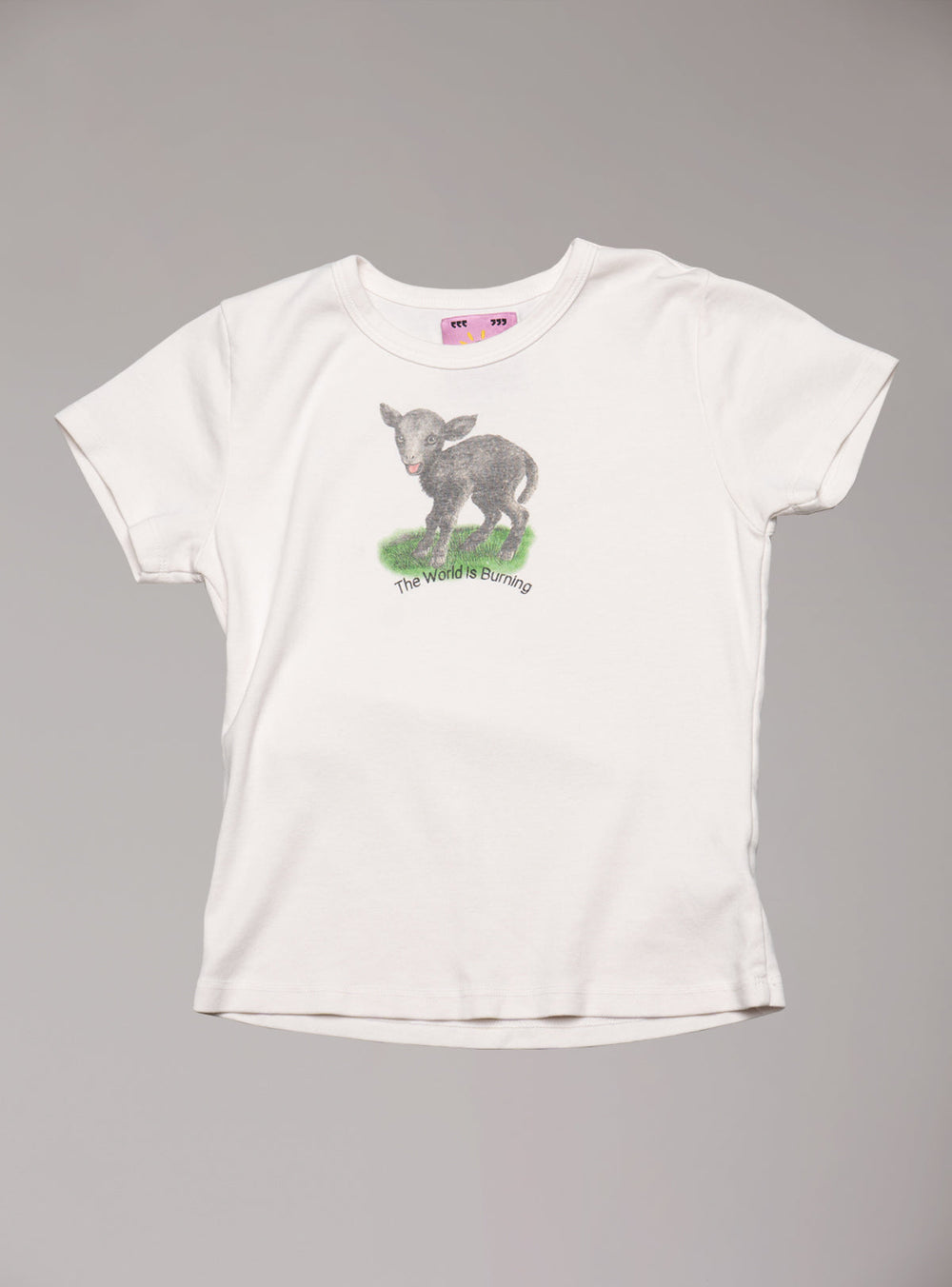 World Is Burning baby Tee