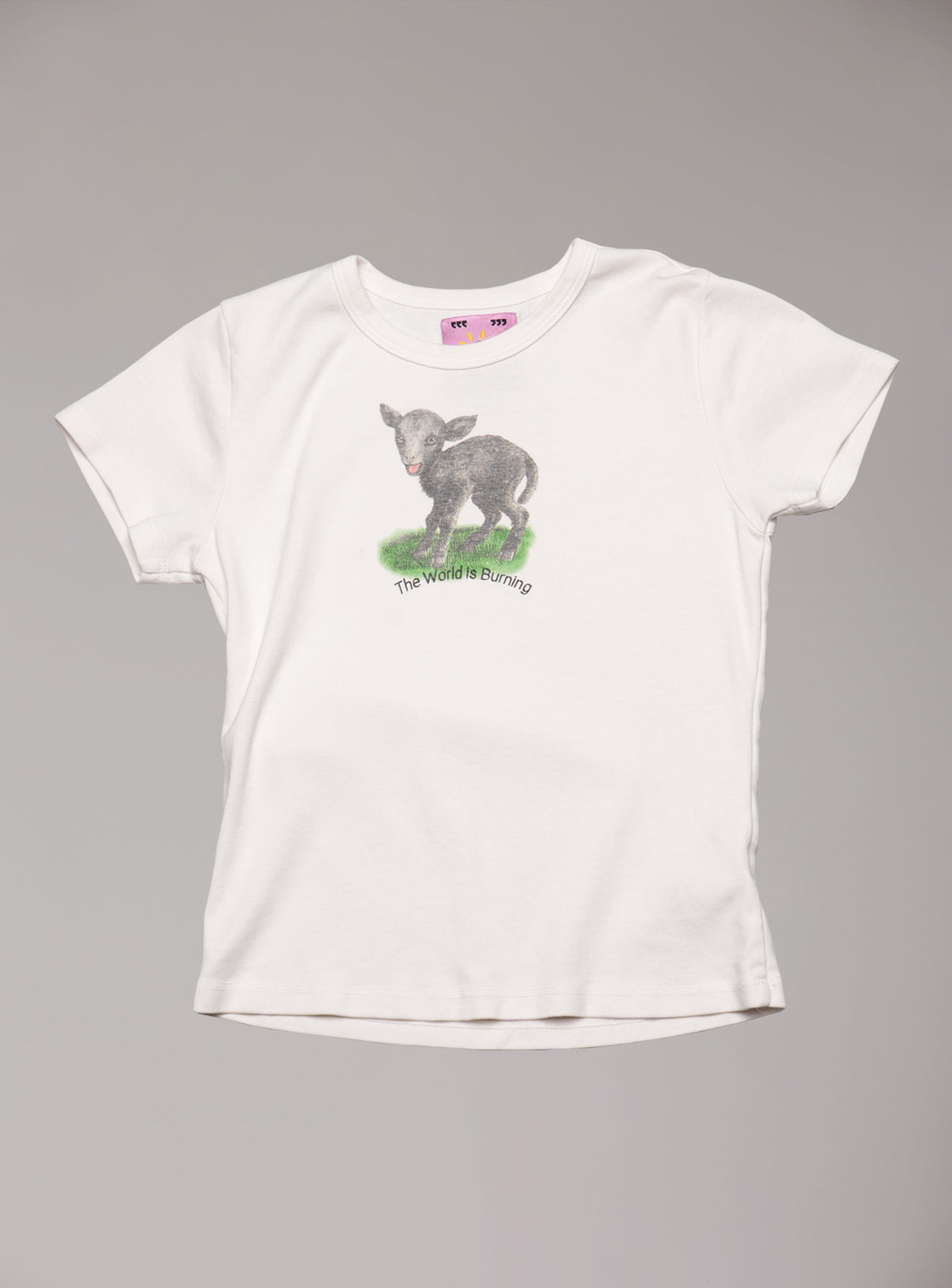 World Is Burning baby Tee