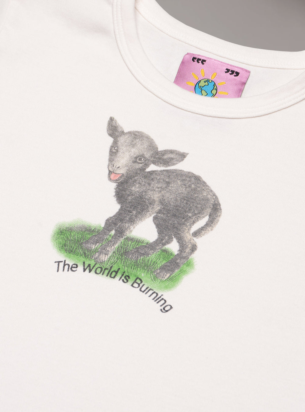 World Is Burning baby Tee