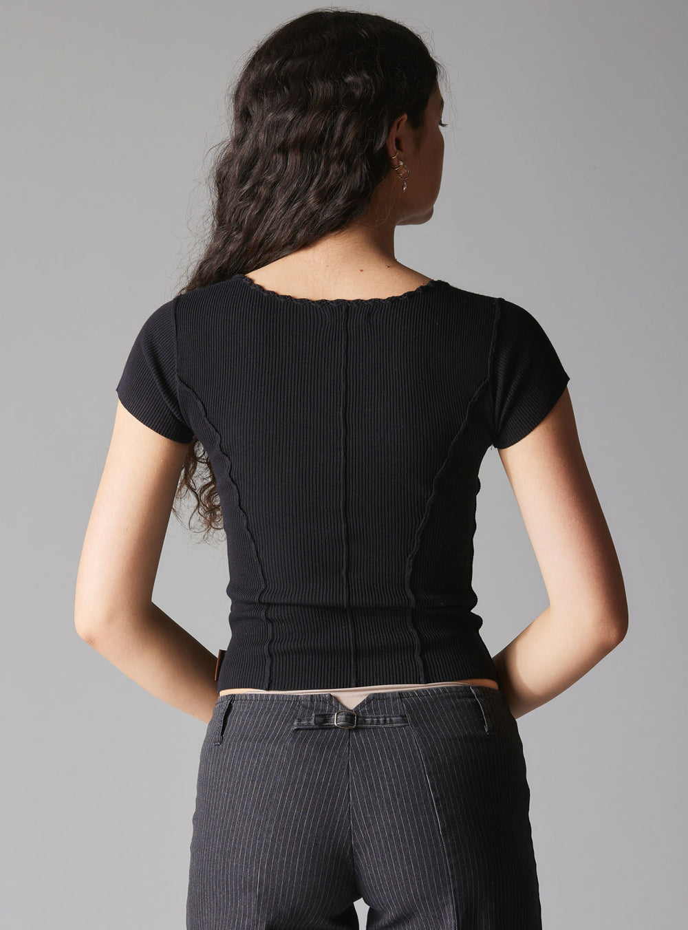 XAE Ribbed Crop Top