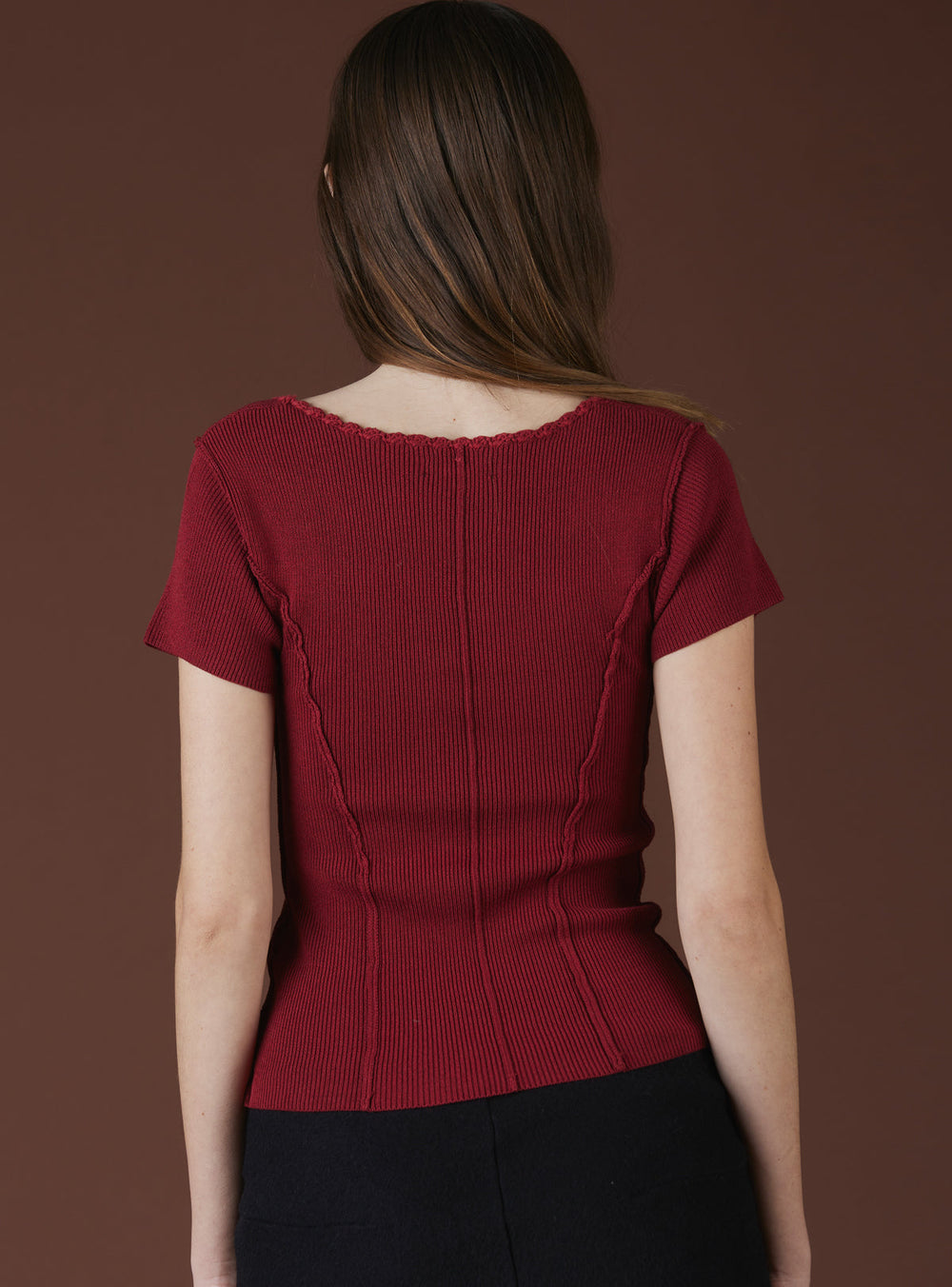 XAE Ribbed Crop Top