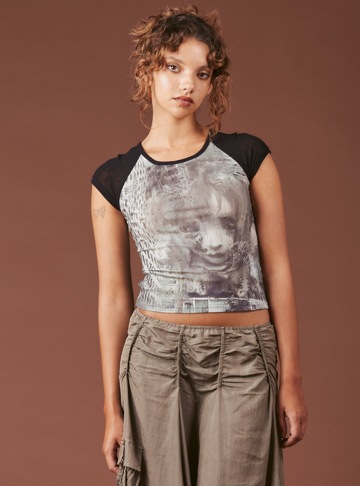 Graphic T-Shirt With Cap Sleeves UNIF