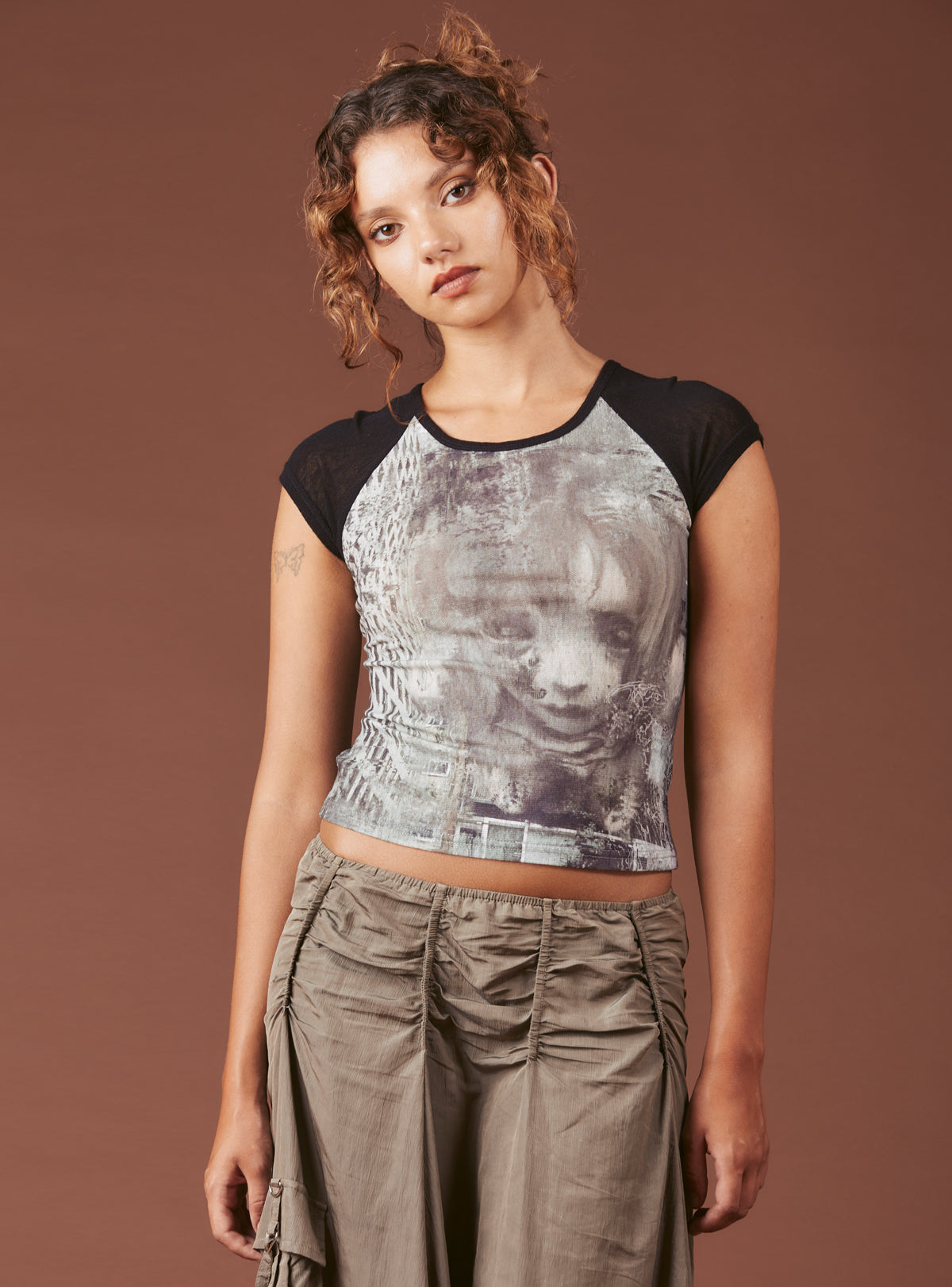 Graphic T-Shirt With Cap Sleeves UNIF