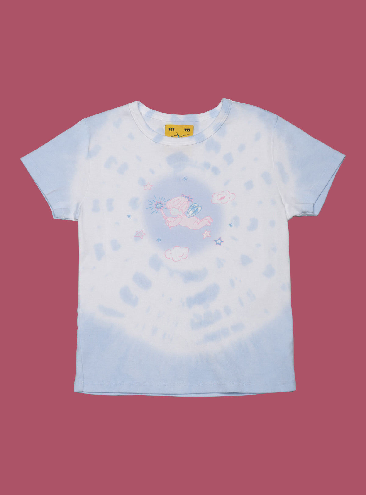 Blue Tie-Dyed T-Shirt UNIF