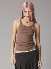 Staple Rib Tank Mauve