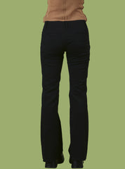 Black Low-Rise Bootcut Pant UNIF