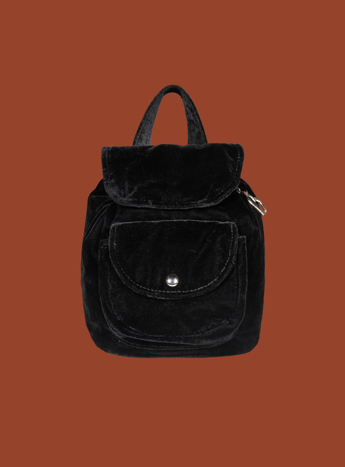 Blossom mini velvet backpack