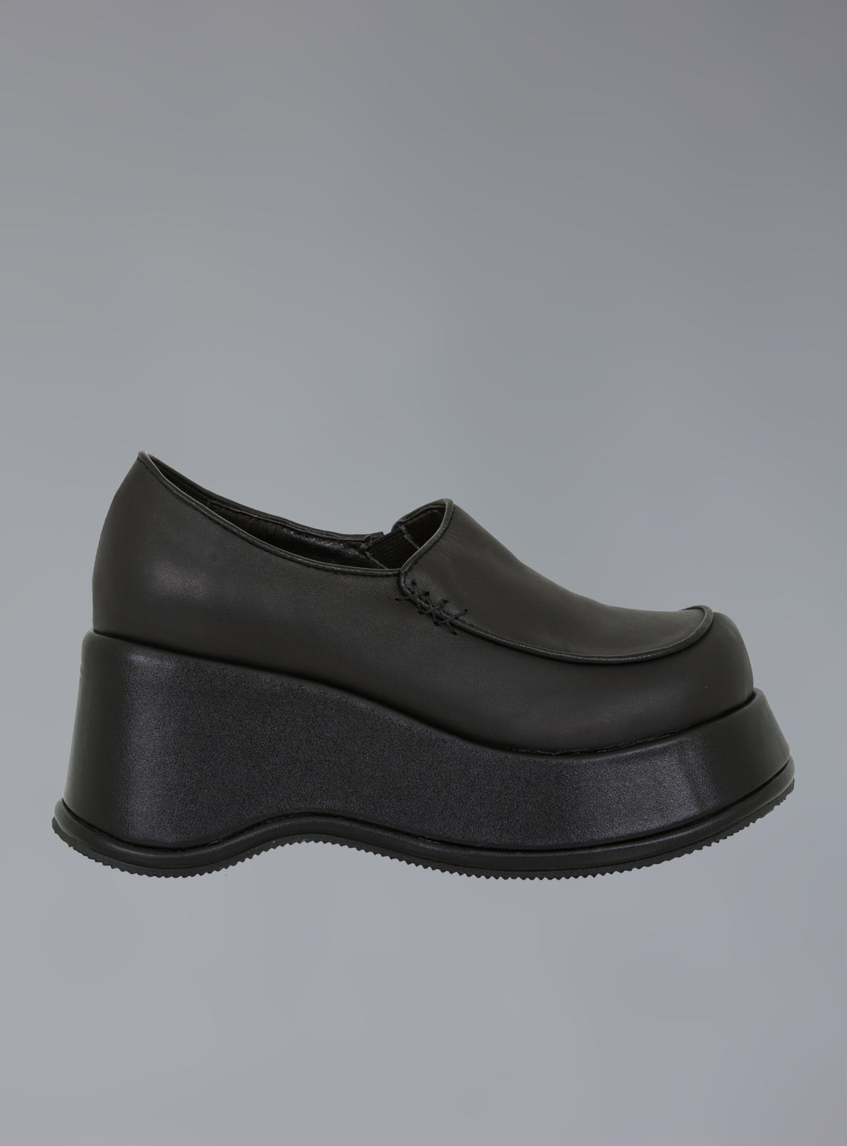 Square Toe Stacked Platform Shoe UNIF