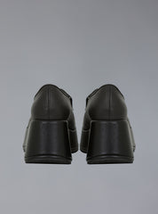 Square Toe Stacked Platform Shoe UNIF