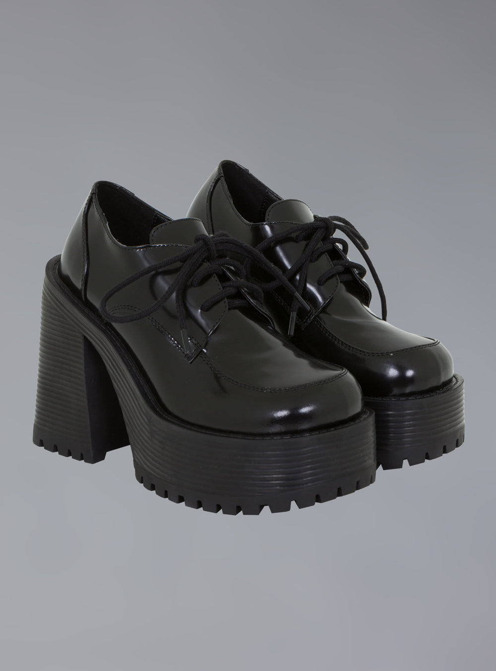 Stacked Platform Oxford Shoe UNIF
