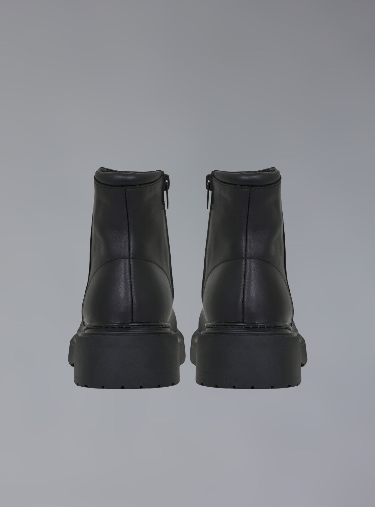 Zip-Up Leather Ankle Boot UNIF