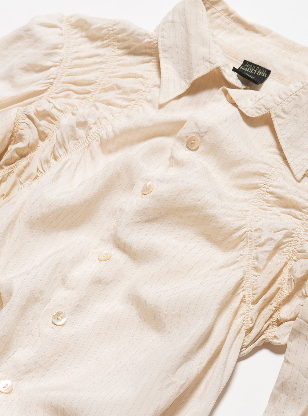 Jean Paul Gaultier Pinstripe Dress Button Down