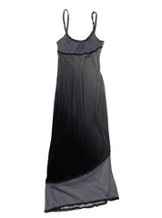 Vintage Betsy Johnson Velvet Gray Long Dress