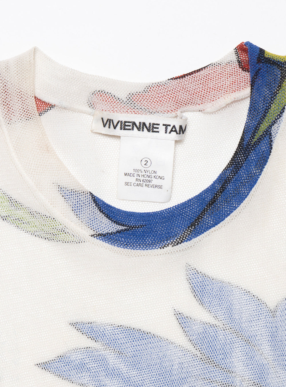 Vintage Vivienne Tam Floral Print Dress