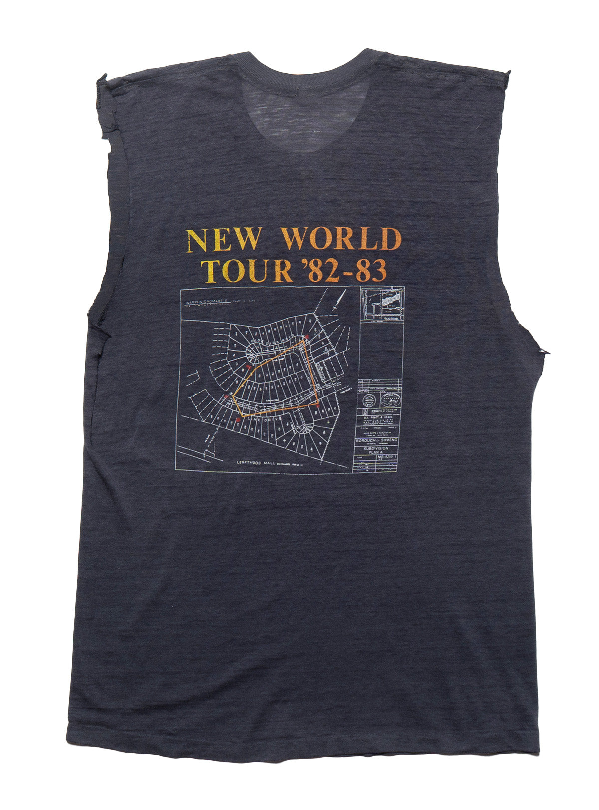 Vintage Rush Signals Tour Sleeveless Tee