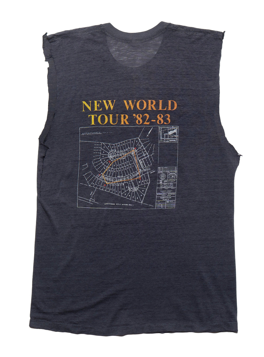 Vintage Rush Signals Tour Sleeveless Tee