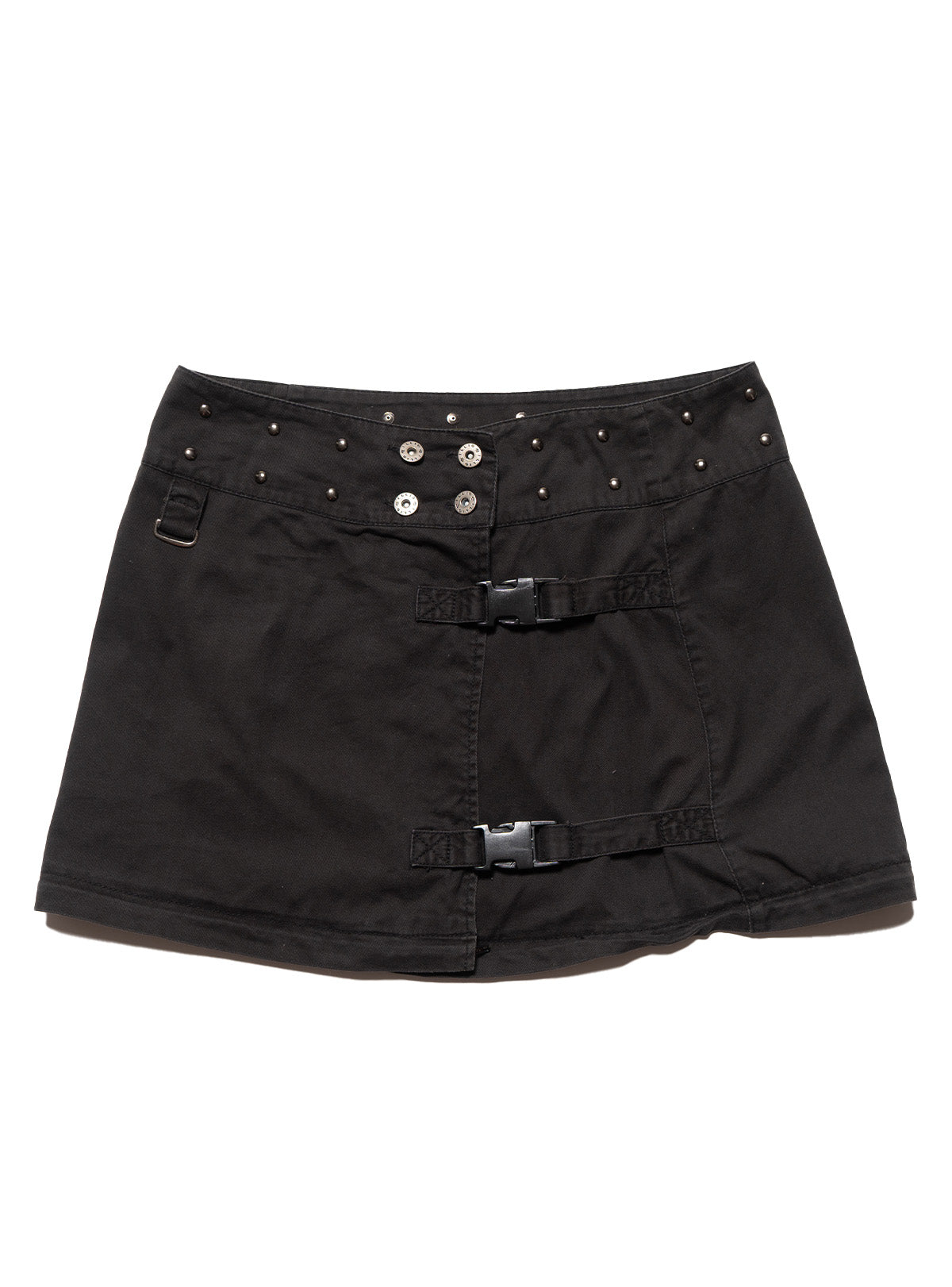 Vintage Y2k Goth Illig Black Convertible Skirt