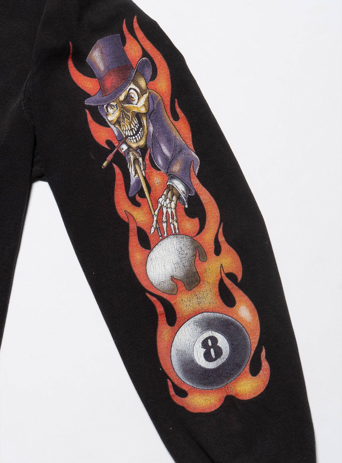 Vintage Skeleton 8 Ball Long Sleeve Tee