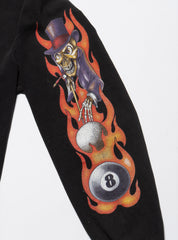 Vintage Skeleton 8 Ball Long Sleeve Tee