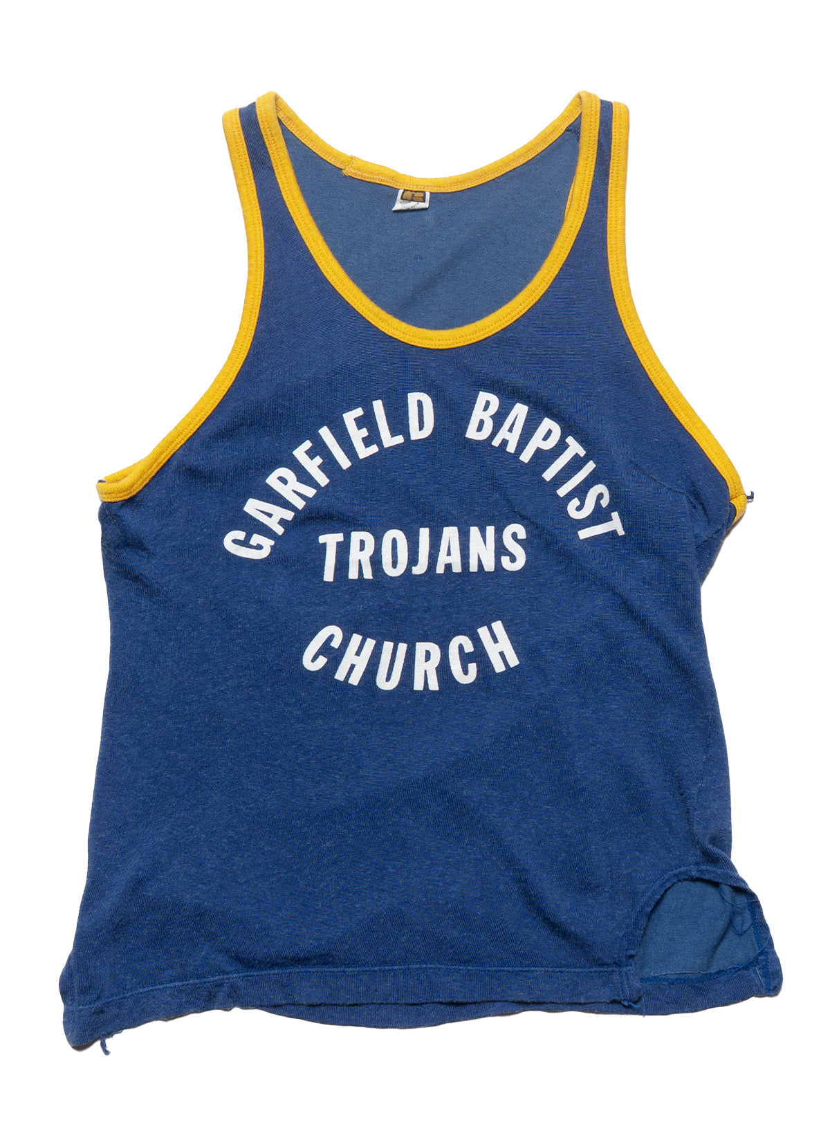 Vintage Garfield Baptist Church Trojans Tank