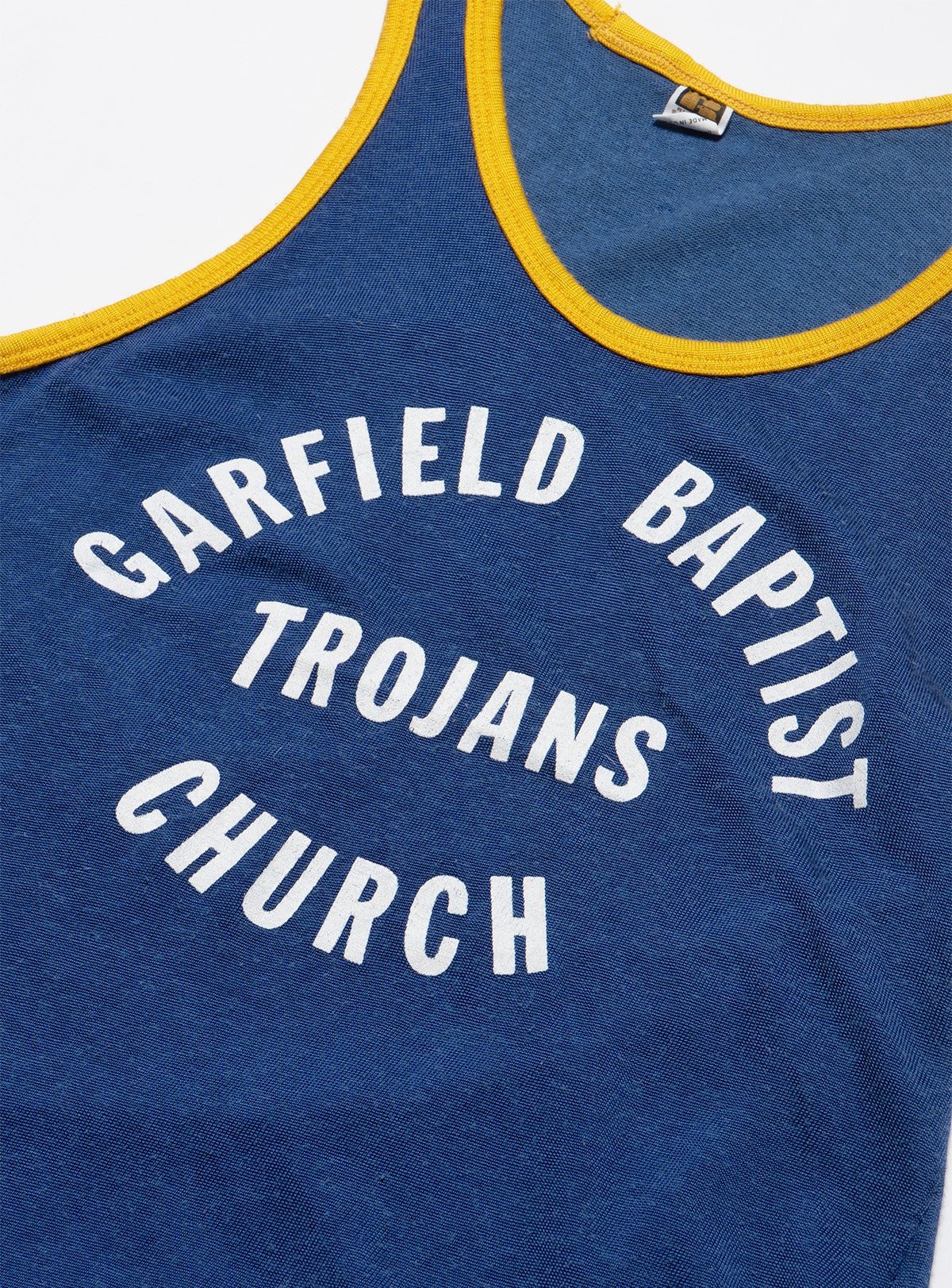 Vintage Garfield Baptist Church Trojans Tank