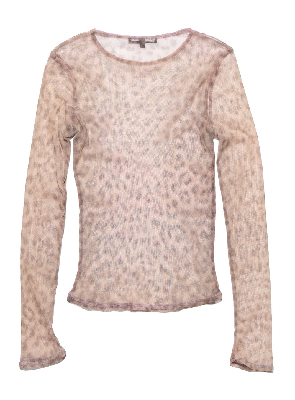 Vintage Betsy Johnson Cheetah Print Long Sleeve Top