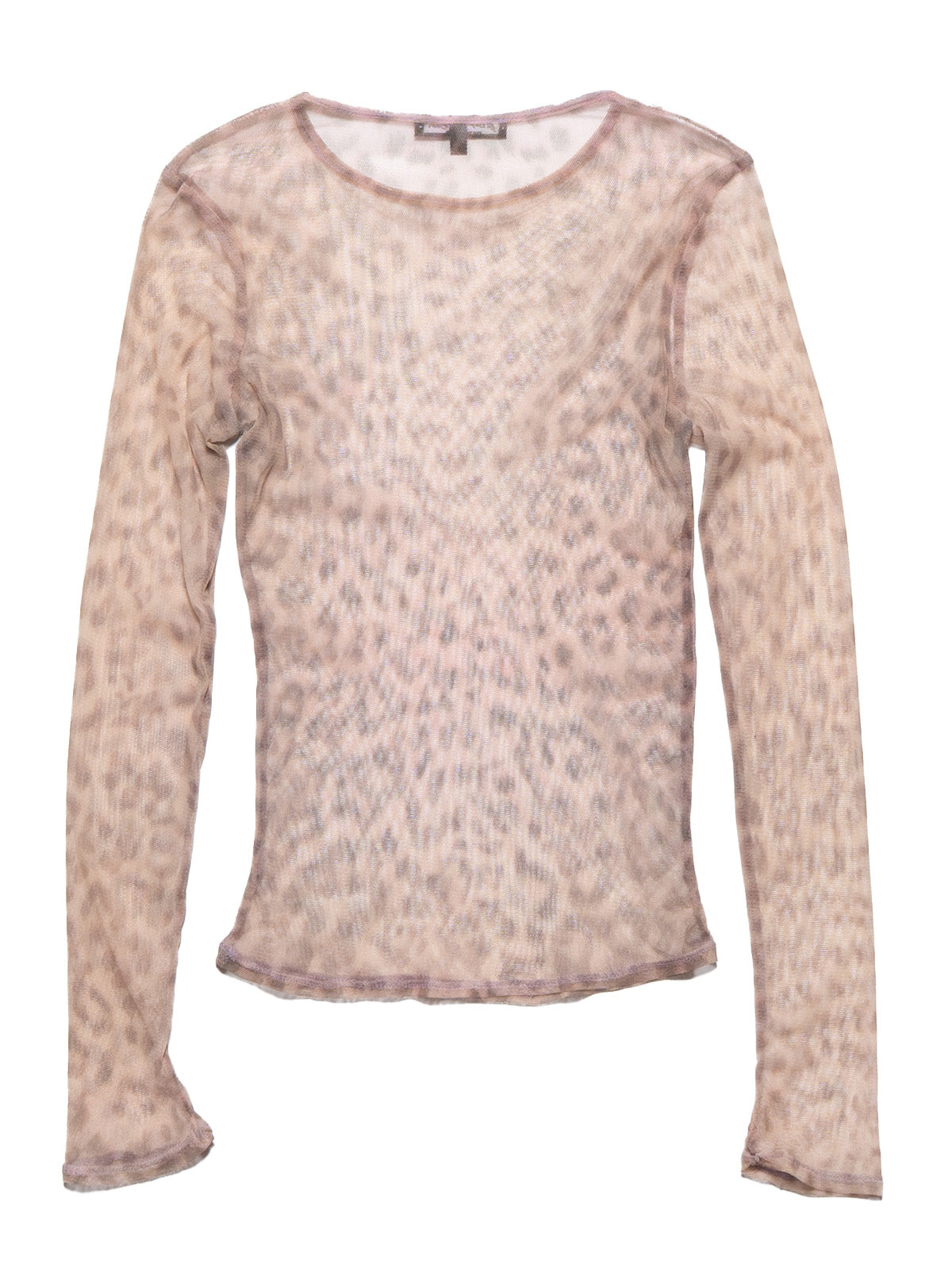 Vintage Betsy Johnson Cheetah Print Long Sleeve Top