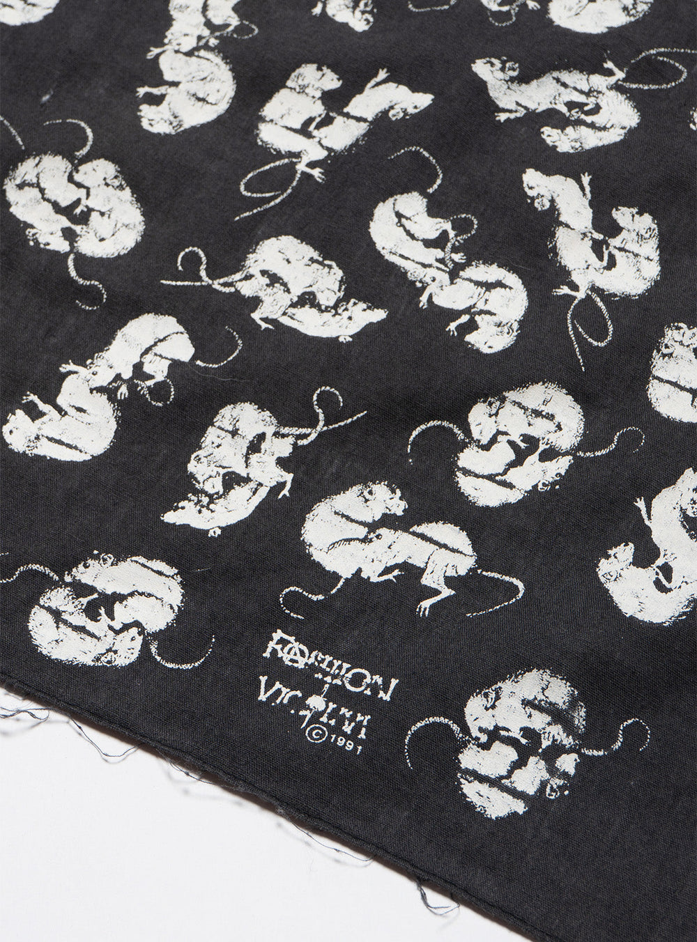 Vintage Fashion Victim Rat Bandana