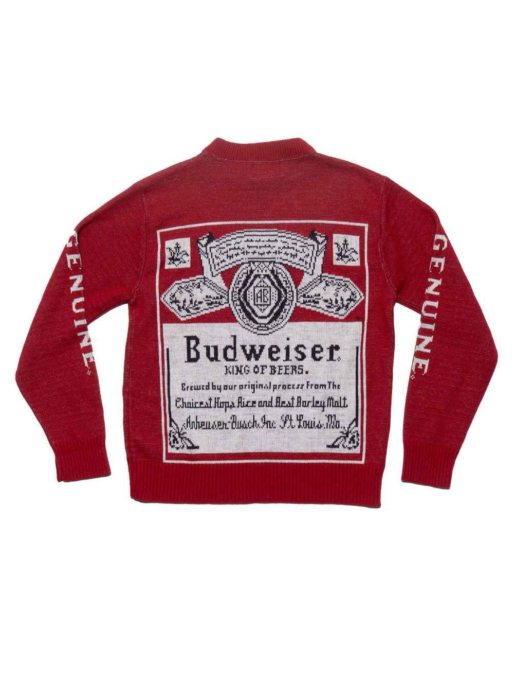 Vintage Budweiser Knit Sweater