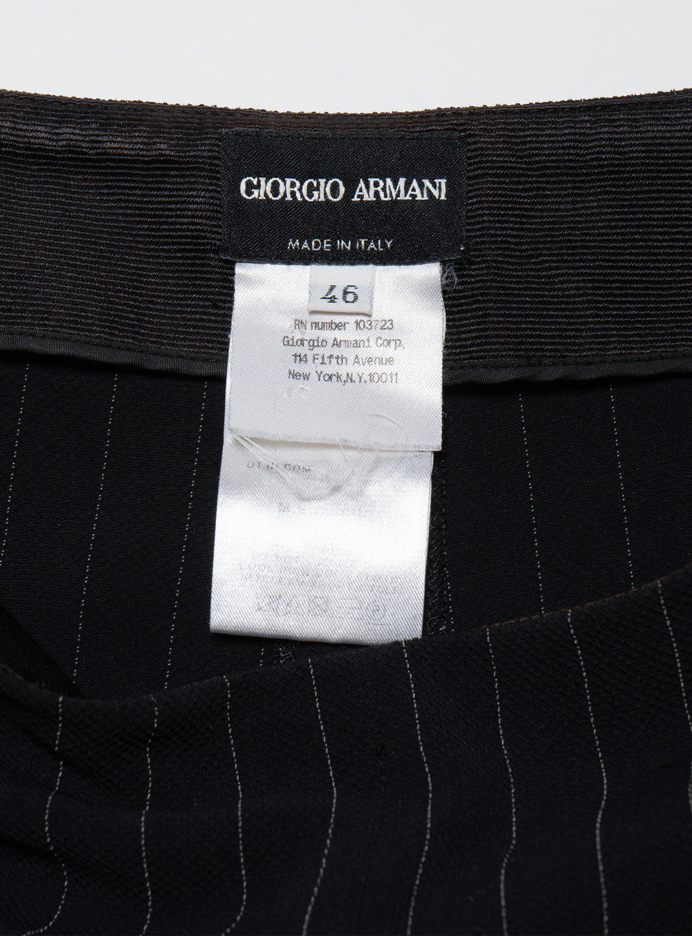 Vintage Giorgio Armani Pinstripe Pants