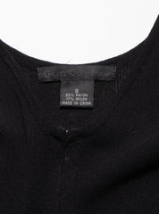 Vintage Guess Collection Black Knit Mini Dress