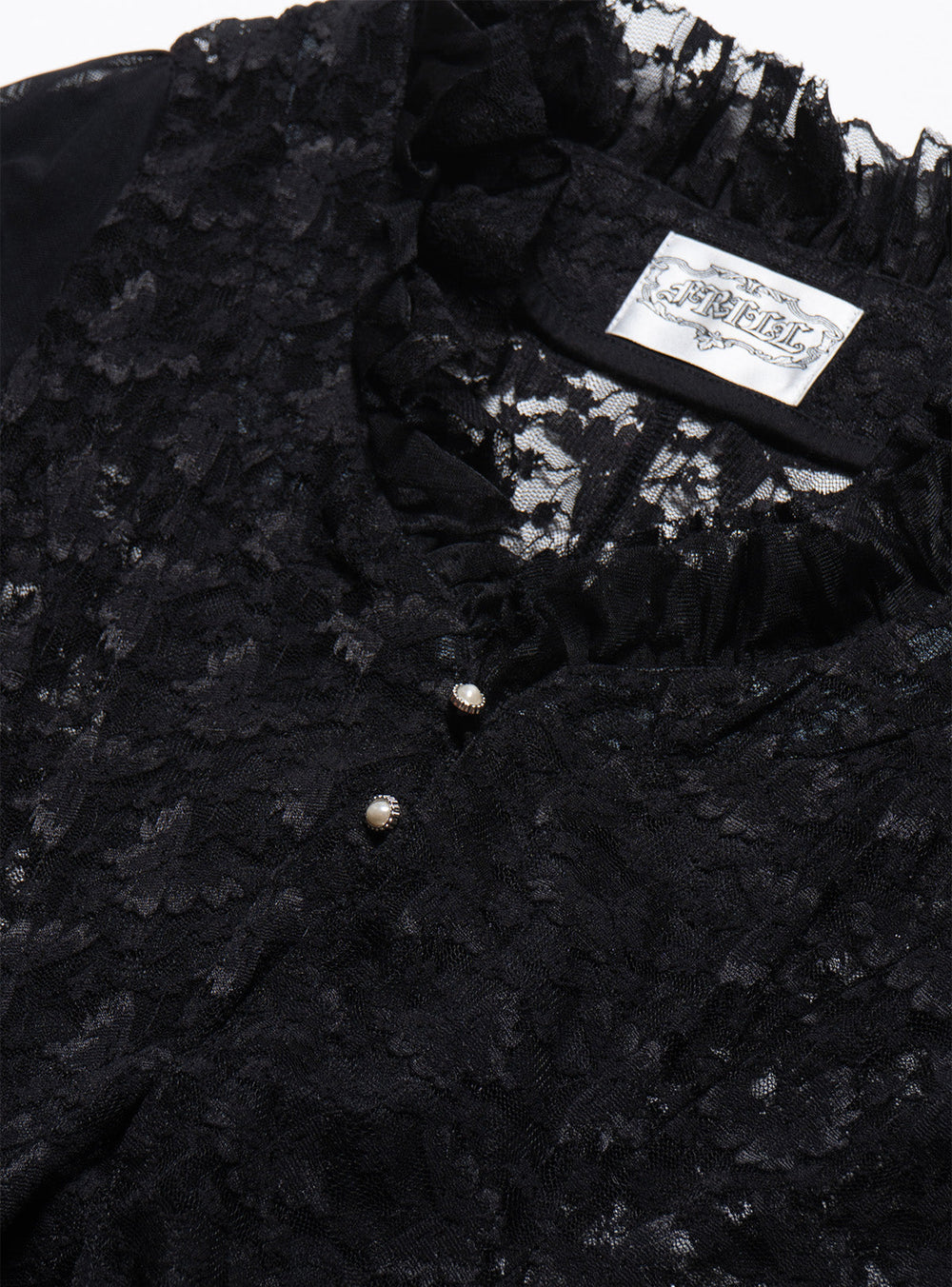 Vintage Frill by h.naoto Bolero Lace Cardigan