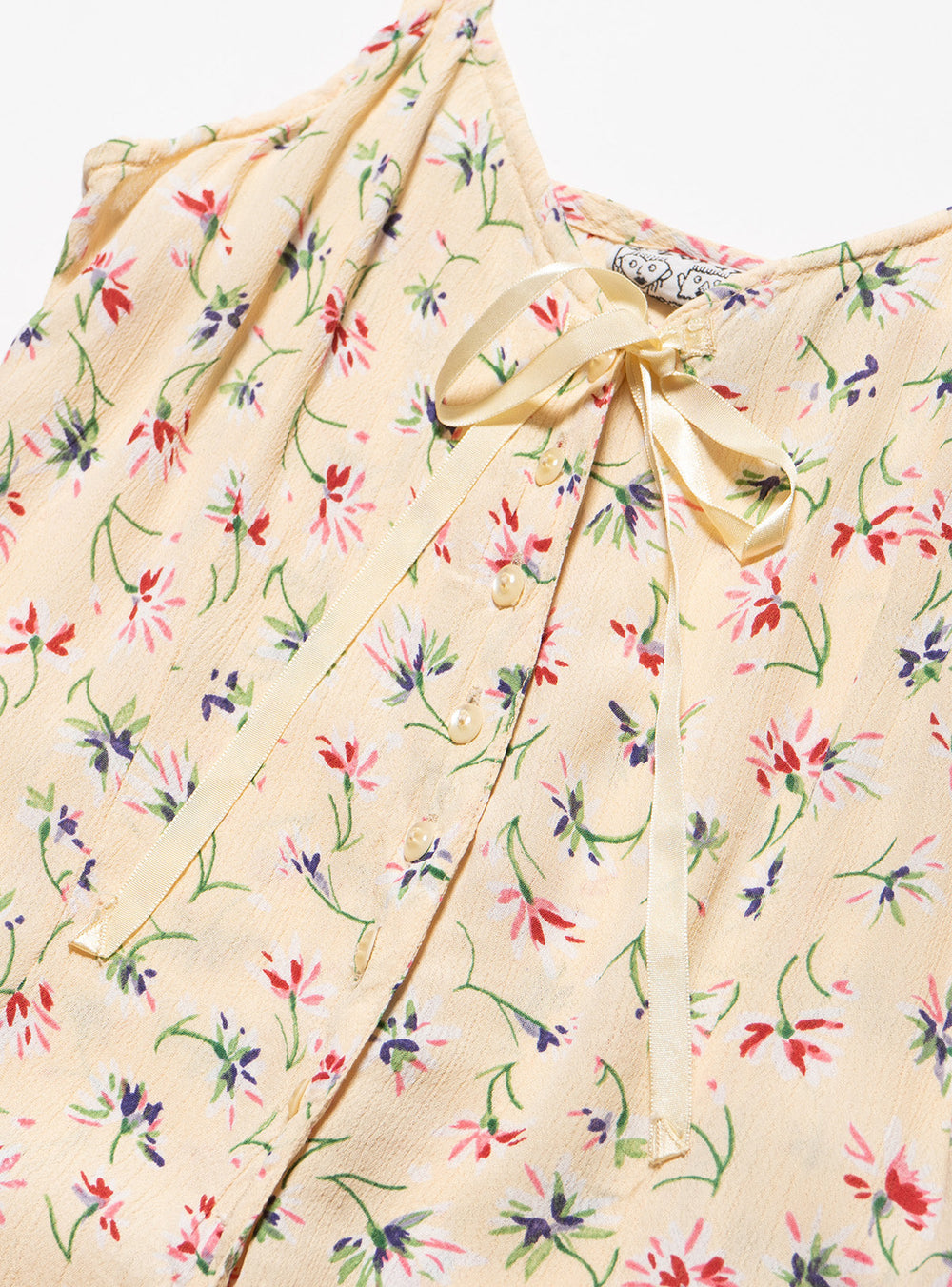 Vintage 2 of Us Grunge Flower Mini Dress