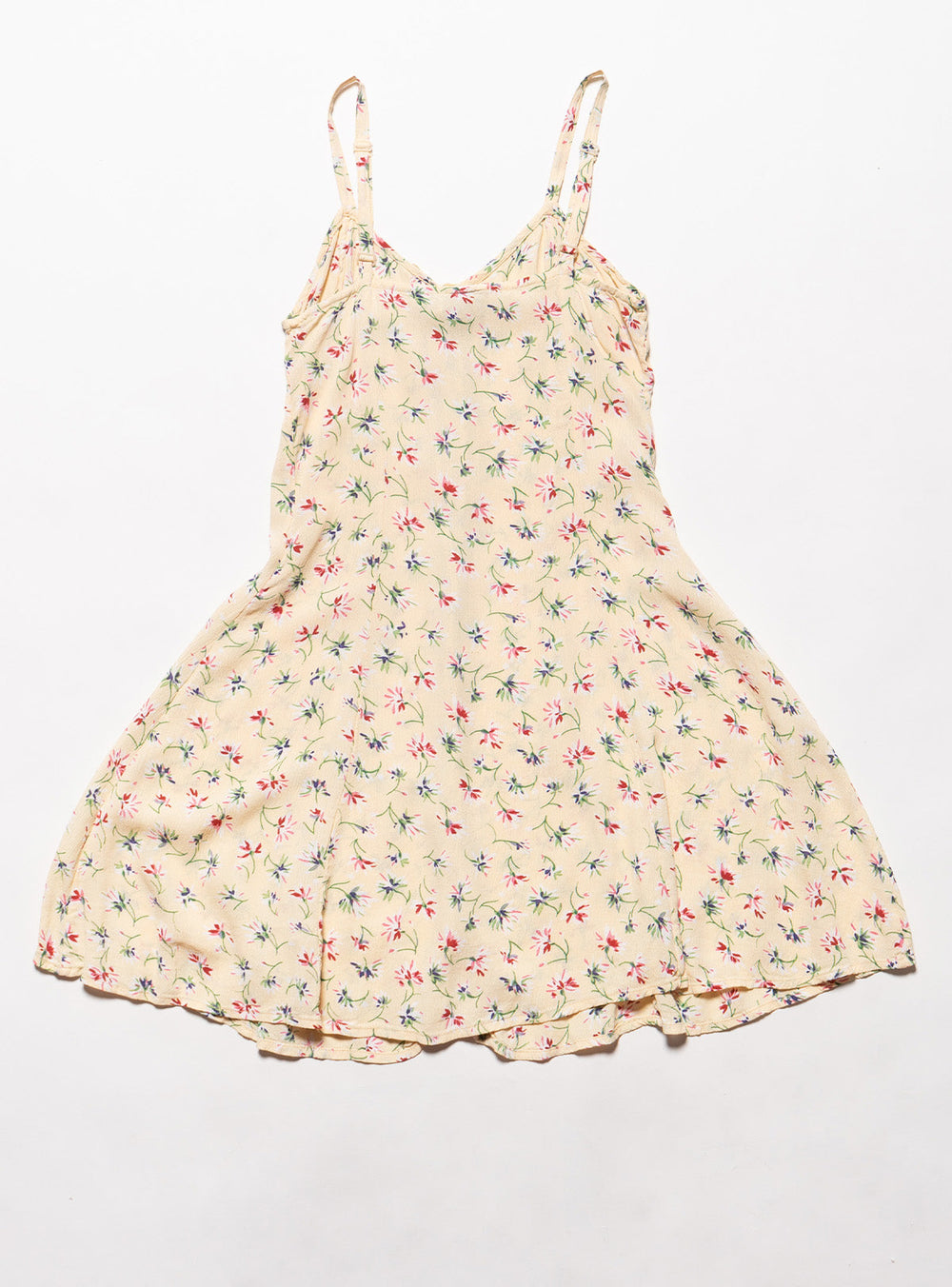 Vintage 2 of Us Grunge Flower Mini Dress